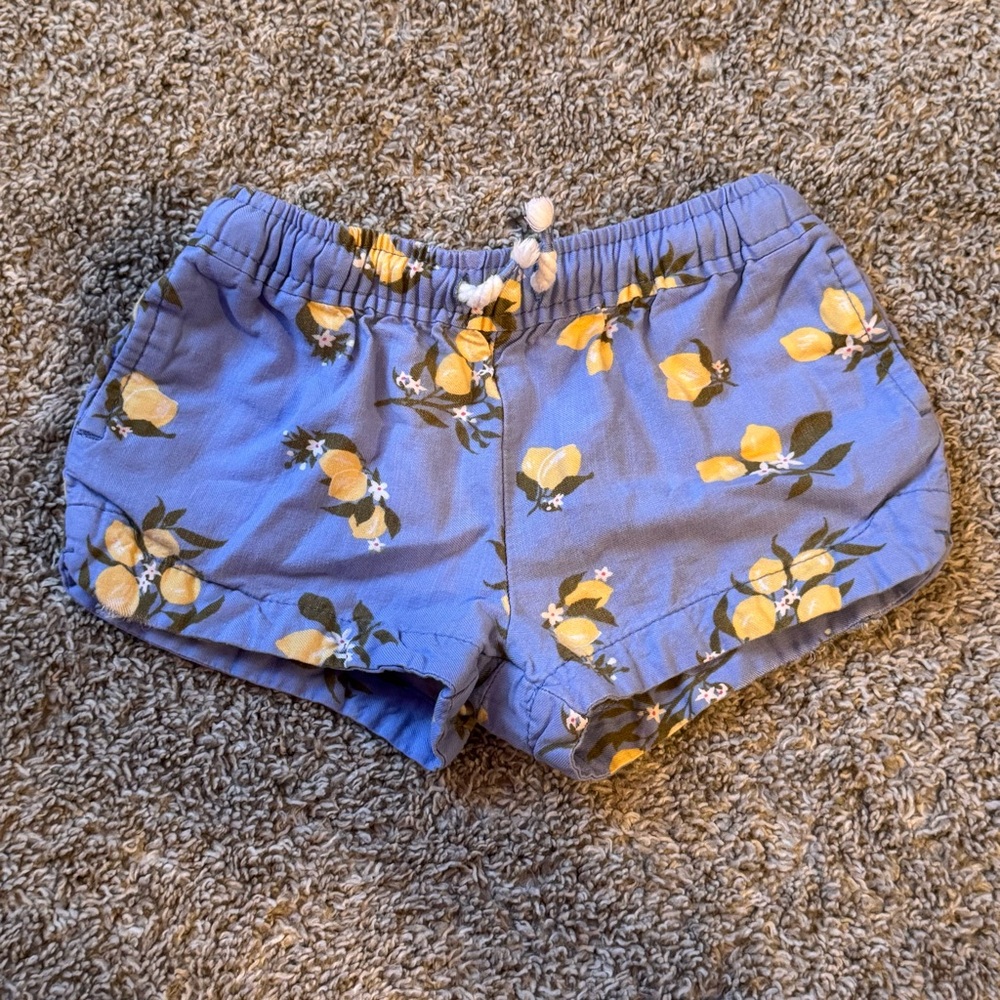 OshKosh B'gosh Blue Lemon Print Kids Shorts